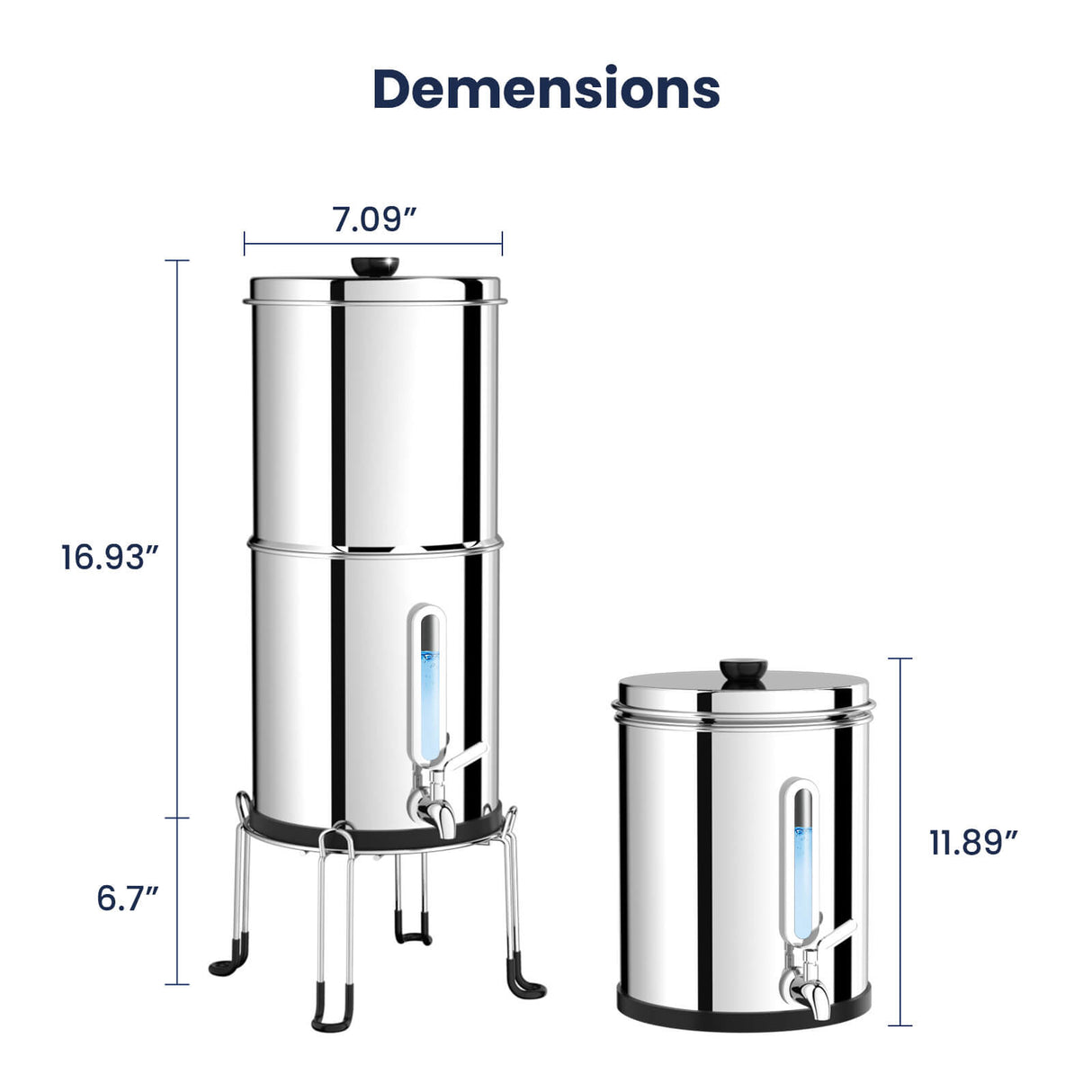 Joypur-Visdow Series-1.5 Gallons Gravity-fed Water Filter System