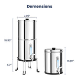 Joypur-Visdow Series-1.5 Gallons Gravity-fed Water Filter System