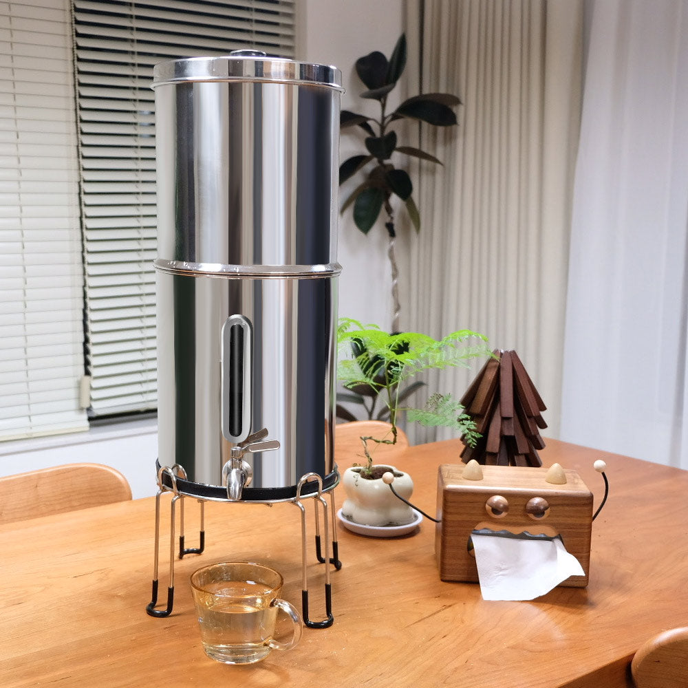 Joypur Visdow 2.25 Gallons Gravity Water Filter - Stainless Steel